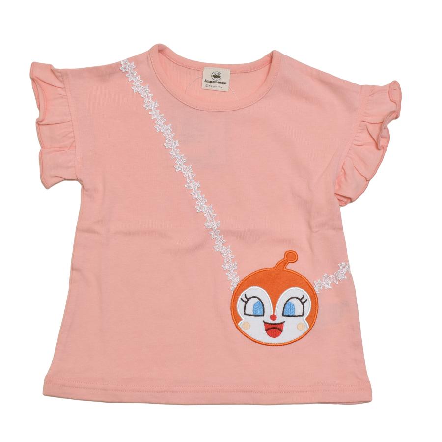 BANDAI（バンダイ） 送料無料 ドキンちゃん 半袖Tシャツ ポシェット風 