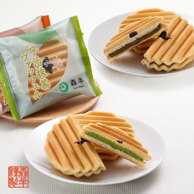 ギフト スイーツ お菓子 宇治抹茶・ほうじ茶ヴァッフェル 各5個入り  お土産｜morihan｜05