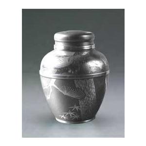 錫製 茶壺 イブシ 大八半 ［熟練の職人の手作りによる伝統的工芸品の