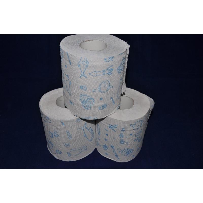 すいぞくかん　トイレットペーパー　ダブル／香り付　１２Ｒｘ４　４８個入り／送料無料 |  | 02