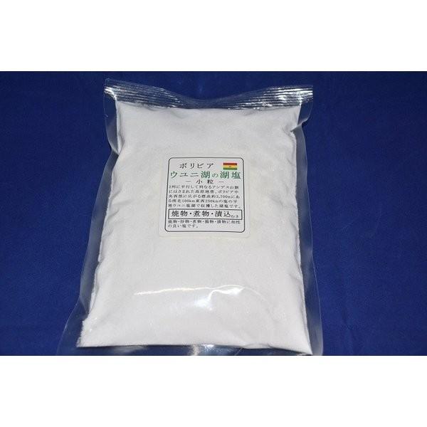 ボリビア　ウユニ湖塩（紛粒）業務用/塩　1kg　世界を代表する最も有名な湖塩のひとつです | 