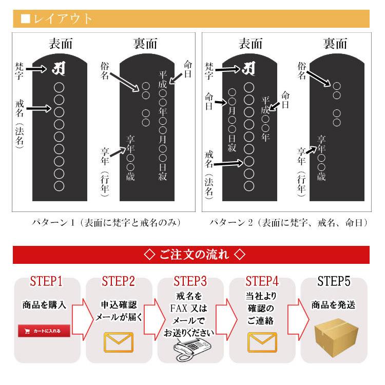 位牌  お位牌 家具調位牌 モダン位牌　扇　ウォールナット　2 3.5寸 4寸 4.5寸 5寸_14