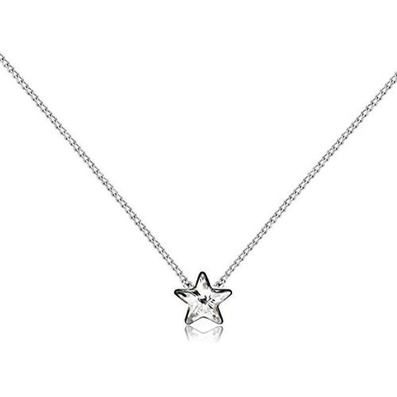 プレゼント対象商品 Spark かわいい ネックレス 星 スター スワロフスキー 製 クリスタル Starlette Swarovski 製 Crystals 豪華 Www Carpro Lt