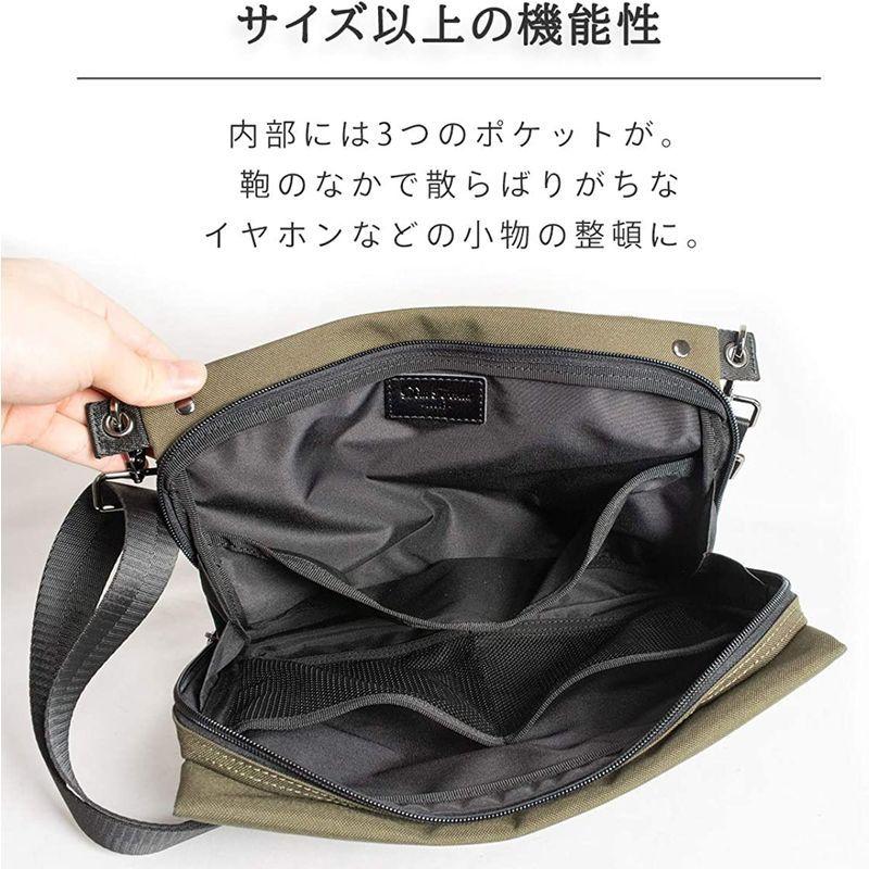 Dom Tea ショルダーバッグ メンズ 斜めがけ メッセンジャーバッグ 本革 イタリアンレザー ナイロン 小さめ 軽量 鞄 グ ネックストラップ Royaldiamondlabradoodles Com