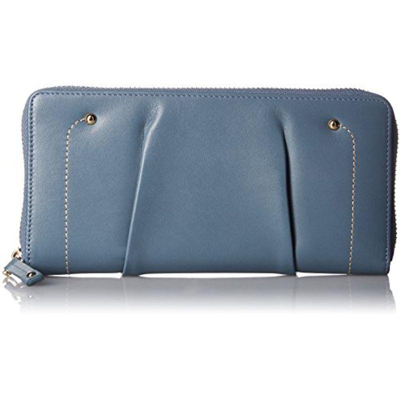 イルムス ラウンド ファスナー 長財布 S-IL13314BL ブルー