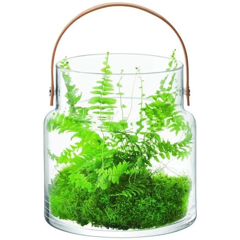 LSA(エルエスエー) フラワーベース(花器) レザーハンドル付き クリア 高さ35.5cm UTILITY(ユーティリティー) G1293 エルエスエー フラワーベース 花器 レザーハンドル付き クリア 高さ35 5cm UTILITY ユーティリティー G1293