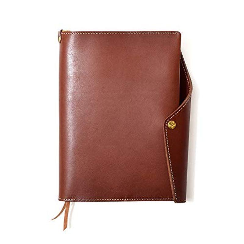 Hukuro 手帳カバー 本当に使える A5 本革 メンズ レディース 日本製 ブラウン 世界の人気ブランド