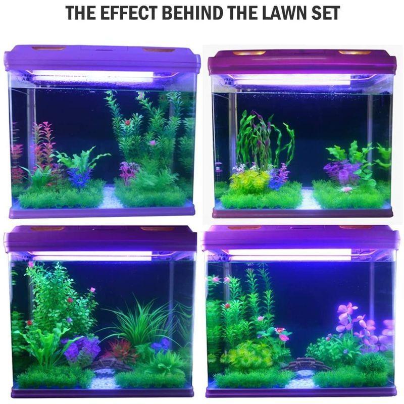 驚きの価格が実現 レイアウト用品 Popetpop 人工水草 芝生 飾り 人工水草 金魚水景 熱帯魚 水草 人工 水槽レイアウト アクセサリー 水槽装飾 装飾品 水族館 2個