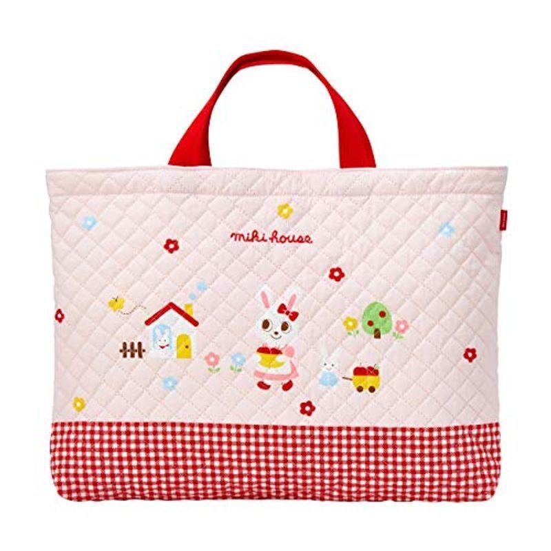 人気ブランド新作豊富 ミキハウス レッスンバッグ 男の子 女の子 キッズ 子供用 幼稚園 保育園 通園 おけいこバッグ 11 02 387 赤 Materialworldblog Com