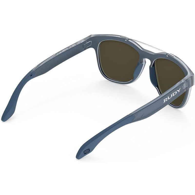 ルディプロジェクト(RUDYPROJECT) スポーツサングラス アイスブルーメタルマット/マルチレーザーブルー レンズ幅:52mm スピン