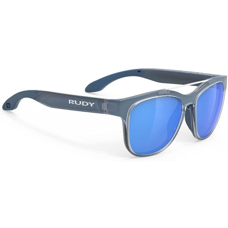 ルディプロジェクト(RUDYPROJECT) スポーツサングラス アイスブルーメタルマット/マルチレーザーブルー レンズ幅:52mm スピン
