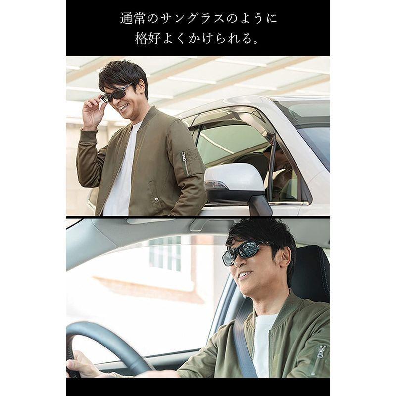 A-FIT 偏光サングラス メガネの上から サングラス メンズ オーバーグラス AF-OS11-C2 FIT 偏光サングラス メガネの上から サングラス メンズ オーバーグラス AF OS11 C2