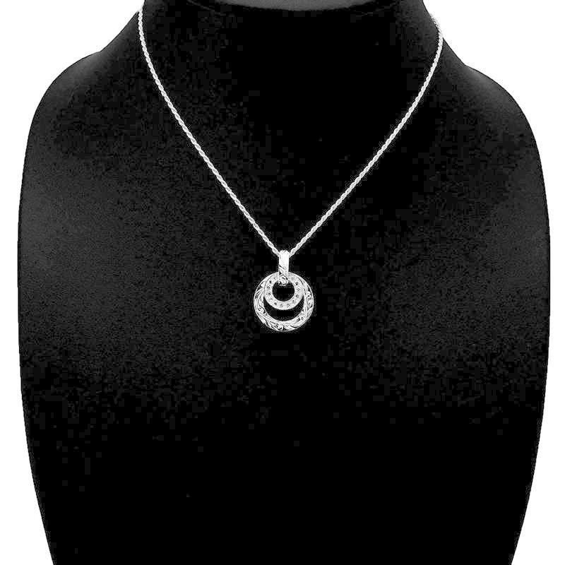 驚きの安さ ネックレス ペンダント サークル ダブル ハワイアンジュエリー レイラニ メンズ ロープチェーン50cm付 925 シルバー ネックレス ペンダント Www Gatorheatandair Com