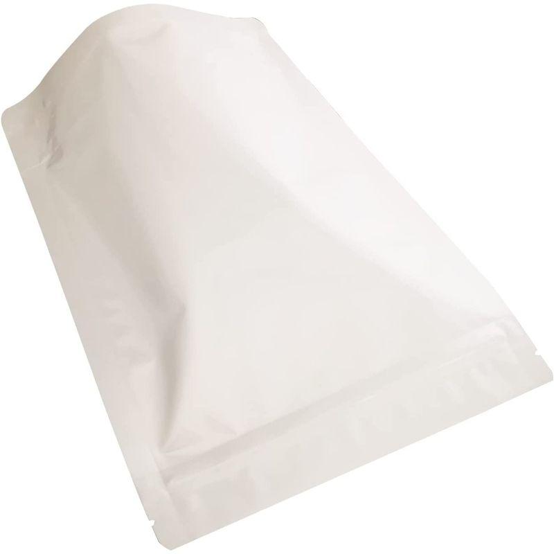 ★50枚入 自立 アルミ箔 真空パック 袋 透明 アルミ 真空袋 ジッパー付き袋