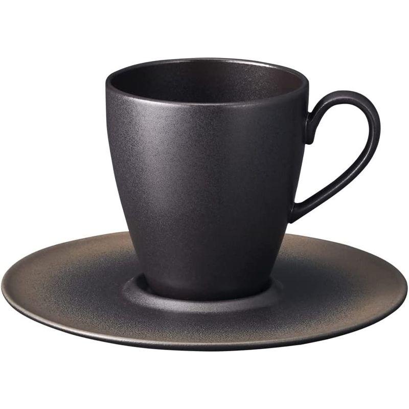 Noritake ノリタケ コーヒー ソーサー 14.9cm オリッジ 電子レンジ対応 食洗機対応 1枚 黒 ファインポーセレン(プレミアム