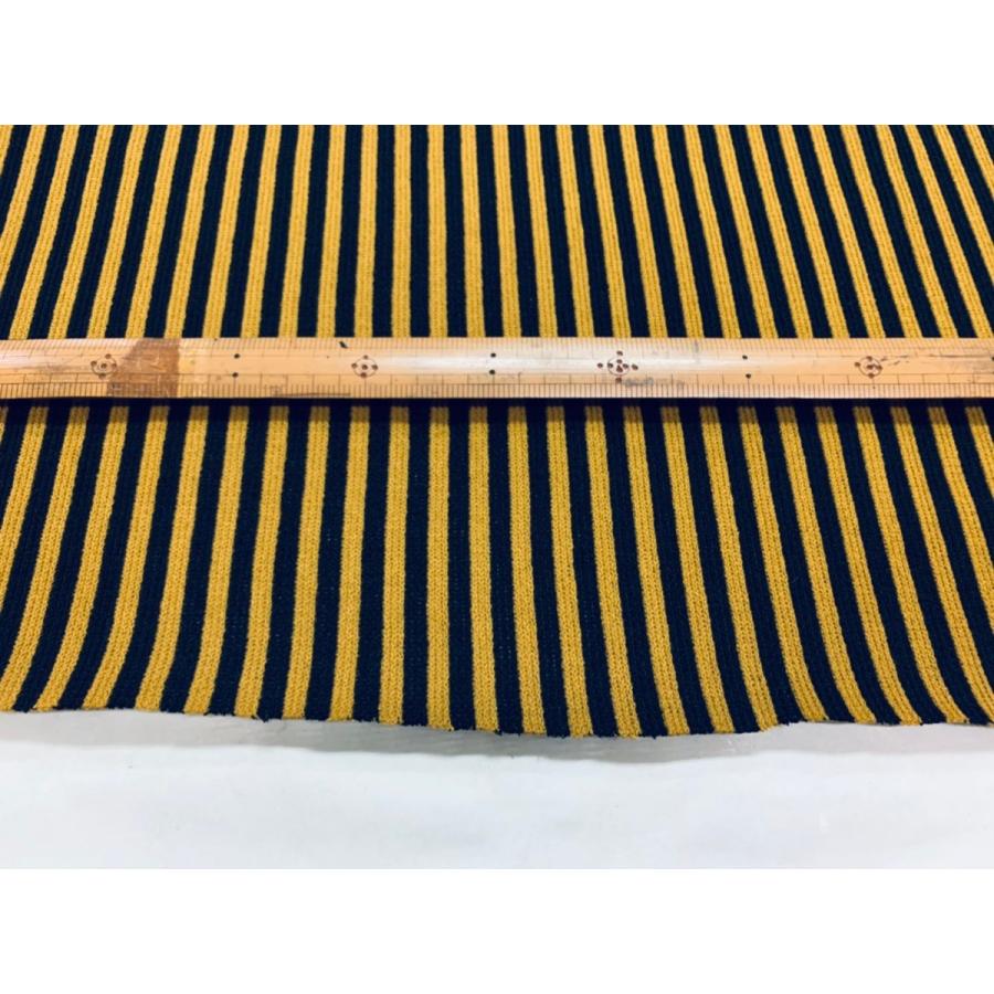 ニット ストライプ 生地【50cmあたり250円】白 |  | 02