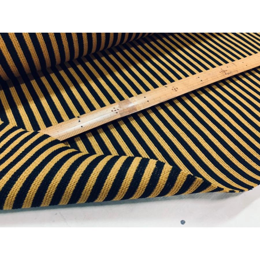 ニット ストライプ 生地【50cmあたり250円】白 |  | 03