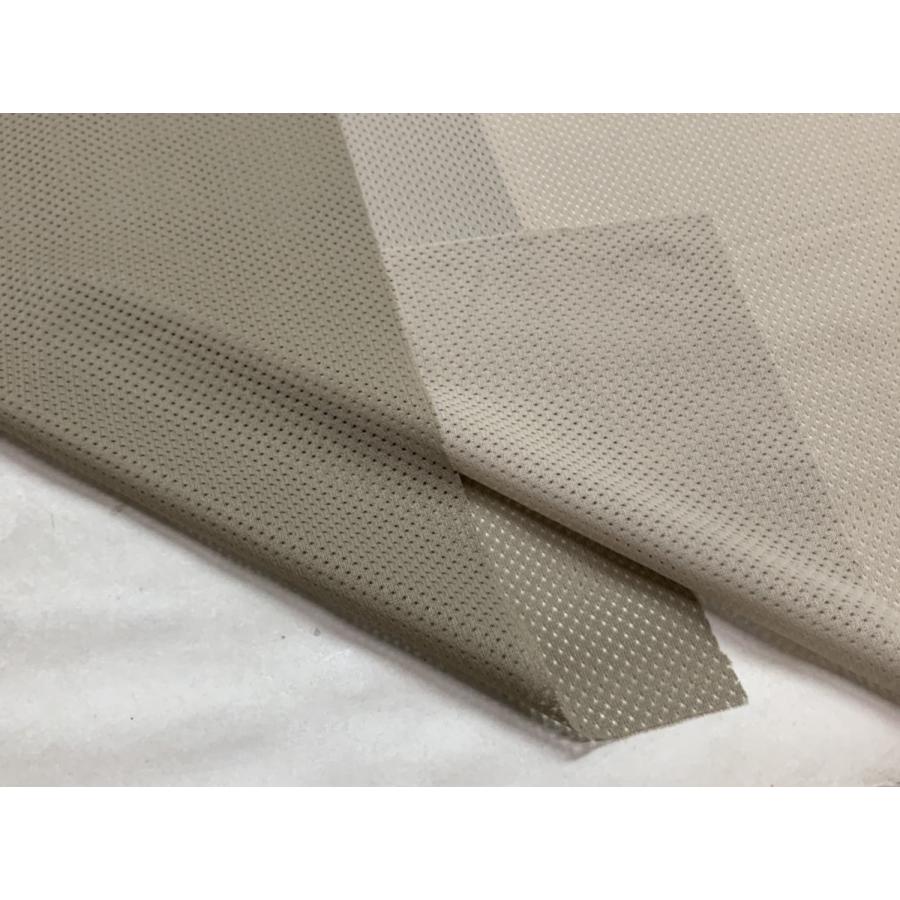 ポリエステル メッシュ 薄手 内張り サラサラ【50cmあたり60円】濃ベージュ |  | 02