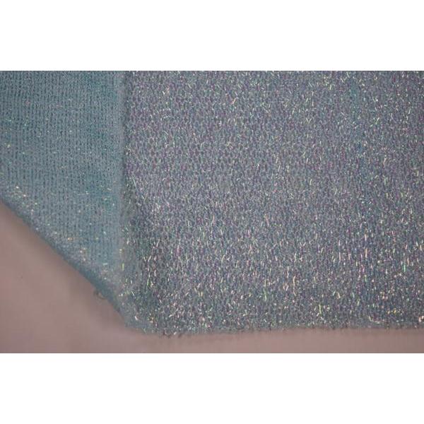 レーヨンに近い質感 薄手 光沢 生地 ブルー【50cmあたり200円】 |  | 03