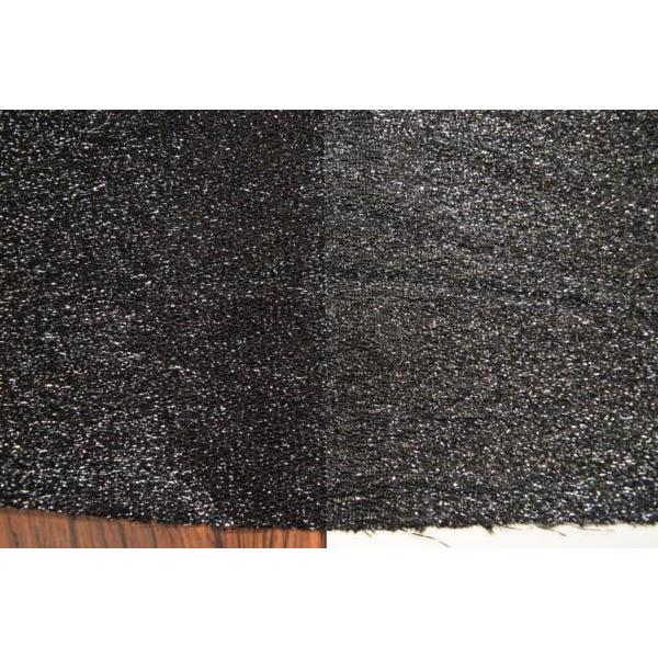 レーヨンに近い質感 薄手 光沢 生地 黒【50cmあたり200円】 |  | 01