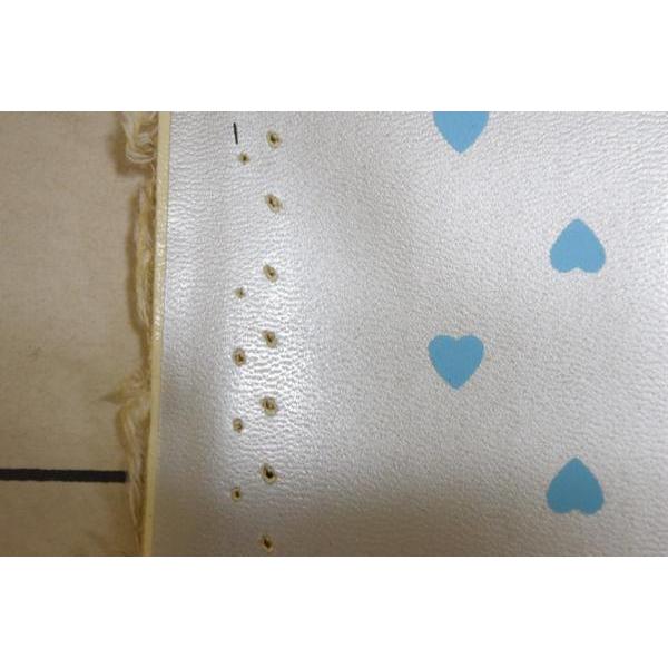 ハート　プリント　ビニール　PVC　生地【50cmあたり300円】 |  | 01