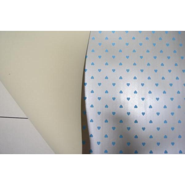 ハート　プリント　ビニール　PVC　生地【50cmあたり300円】 |  | 02