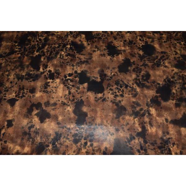 べっ甲柄　エナメル　PVC　ビニール　生地【 50cmあたり600円 】黒 |  | 05