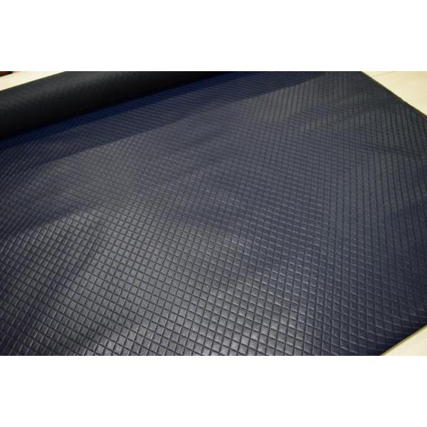 ダイヤキルト　型押し　PVC　紺　ビニール　生地【 50cmあたり350円 】 |  | 01