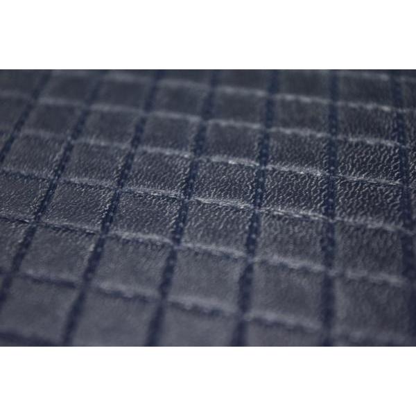 ダイヤキルト　型押し　PVC　紺　ビニール　生地【 50cmあたり350円 】 |  | 03