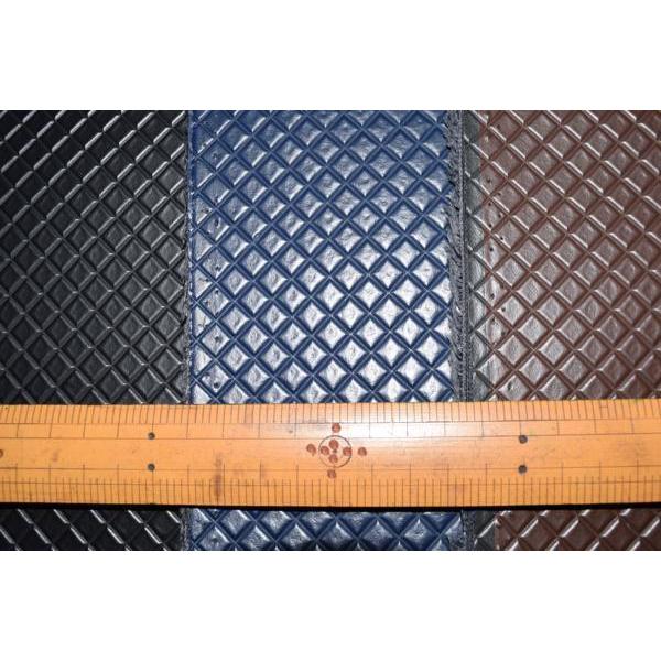 ダイヤキルト　型押し　ビニール　PVC　生地【 50cmあたり400円 】黒 |  | 01