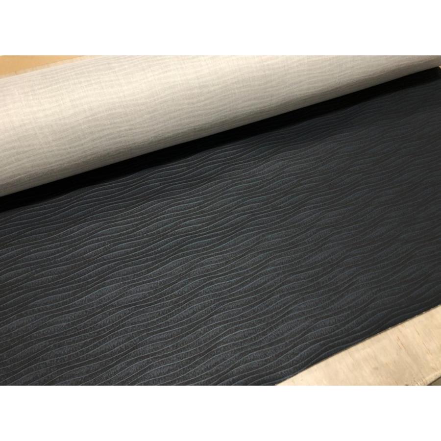 谷汚し 木目 型押し PVC ビニール 生地【50cmあたり350円】紺 |  | 02