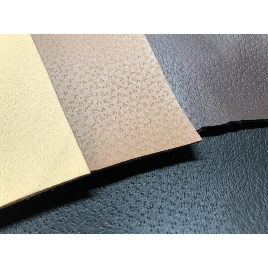 ペッカリー　豚革シボ　ソフト　メリヤス　伸縮　ビニール　PVC【50cmあたり600円】黒 |  | 02