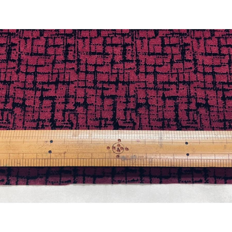 フロッキー スエード　起毛　生地【 50cmあたり300円 】ワイン |  | 01