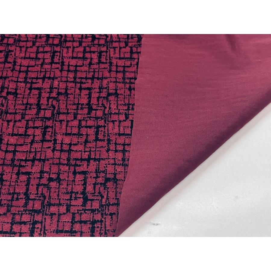 フロッキー スエード　起毛　生地【 50cmあたり300円 】ワイン |  | 02