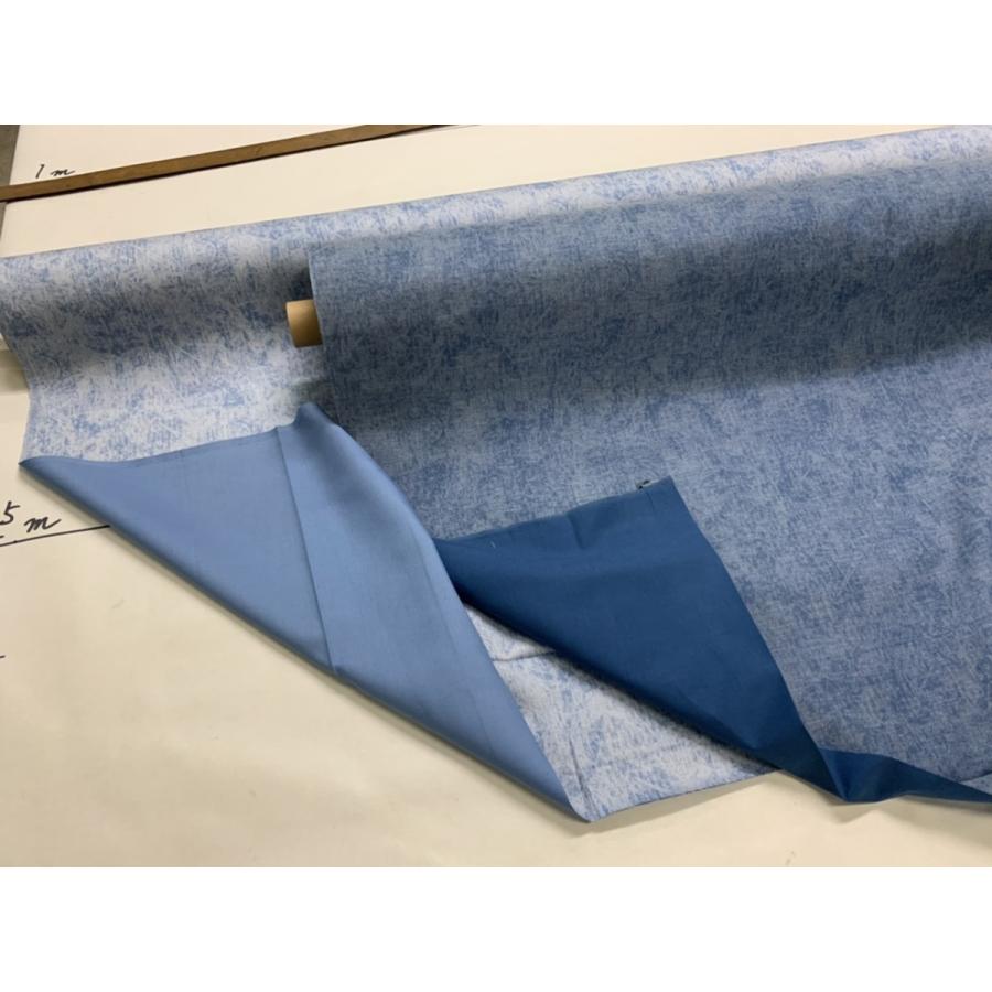 ストーンウォッシュ  プリント ツイル 生地【 50cmあたり250円 】濃ブルー |  | 02