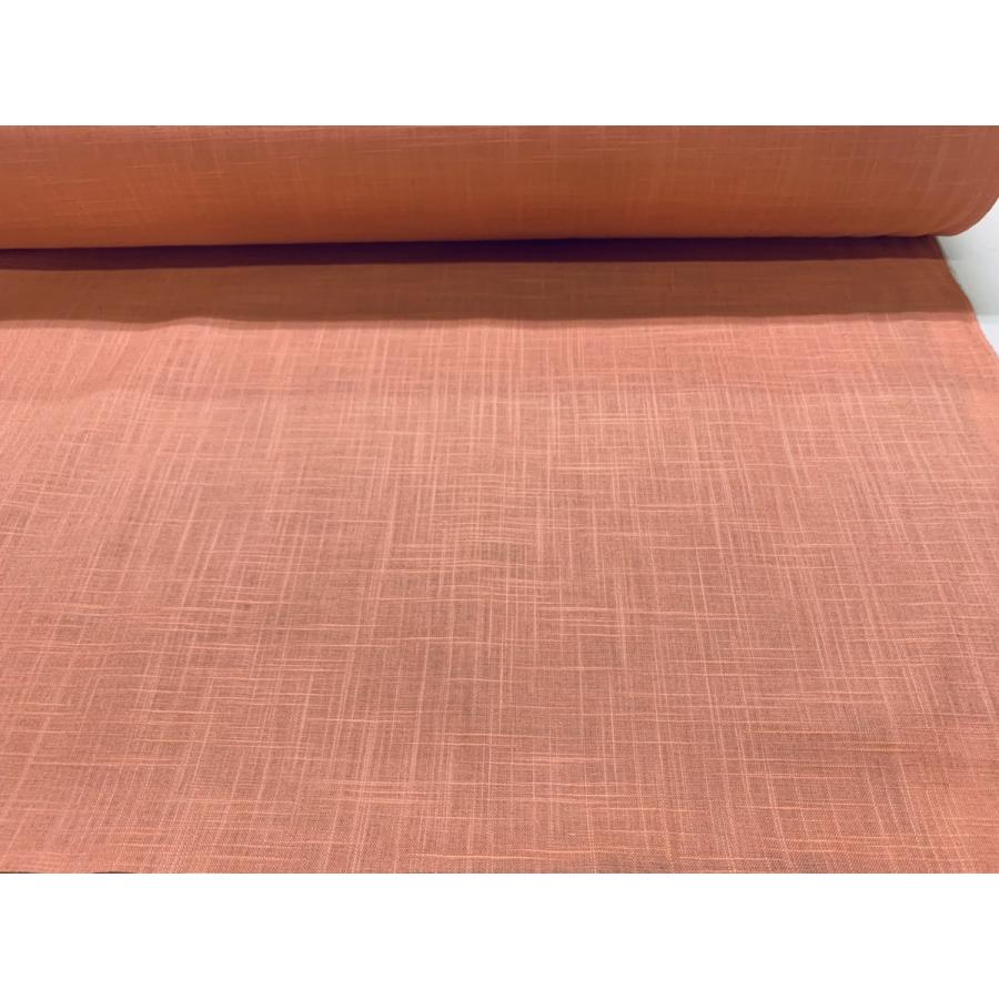 麻混 ジュート 生地 薄手【50cmあたり200円】オレンジ |  | 02