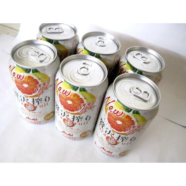 贅沢搾り グレープフルーツ350X6缶パック : 森光酒店 - 通販 - Yahoo