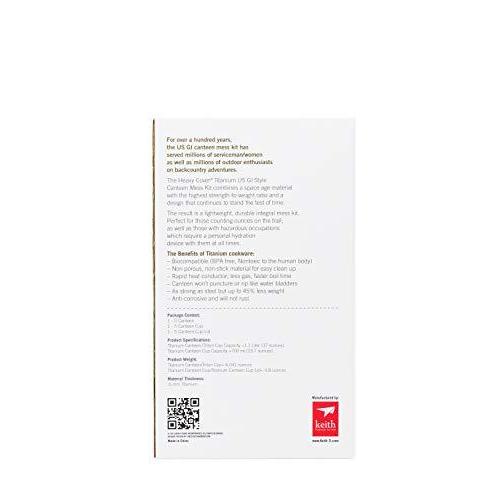 Heavy Cover ヘビーカバー USGI スタイル ミリタリー チタン 水筒/フードカップ メスキット 