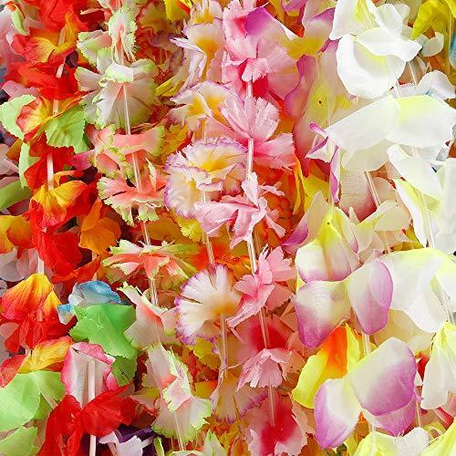 ハワイ花輪 花輪 ハワイアンレイ 祝い 50本入り 精巧なデザイン パーティーや結婚式や宴会などに適用 フラワーレイ ハワイレイ 花ネックレス カラフ S 2218 森本商店 通販 Yahoo ショッピング