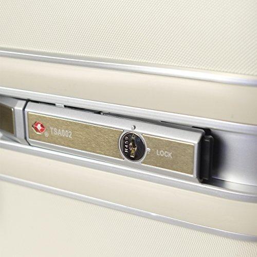 [イノベーター] スーツケース 受託手荷物無料サイズ ストッパー 10周年モデル INV675 保証付 90L 76 cm 5.7kg エンボスアイボ cm