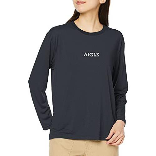 エーグル Tシャツ 公式 吸水速乾 ミニロゴ 長袖ｔシャツ レディース ダークネイビー M S 2226 森本商店 通販 Yahoo ショッピング