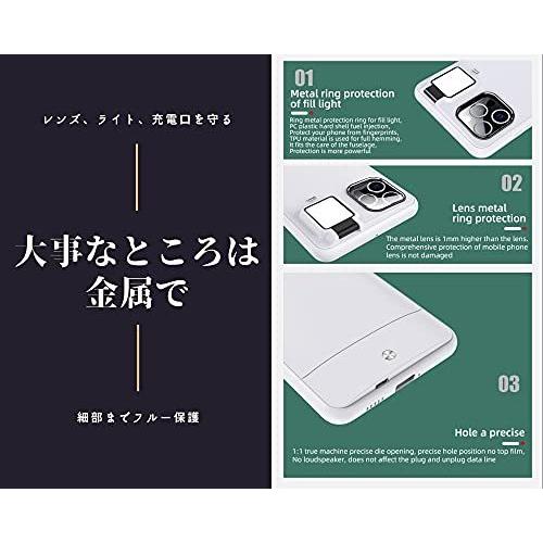 Iphoneケース スマホケース 自撮り用 Ledライト付 セルフィーライトiphone11 11pro Iphone12 12promax 美肌 か S 2210 森本商店 通販 Yahoo ショッピング