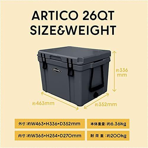 RIOSOL リオソル ARTICO アルティコ ハードクーラー 26QT 25L タン