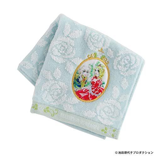 Hibiya Kadan ベルサイユのばら タオルハンカチ ブルー 綿100 婦人 ハンドタオル 25cm 日比谷花壇 ヒビヤカダン 2 S 2221 森本商店 通販 Yahoo ショッピング