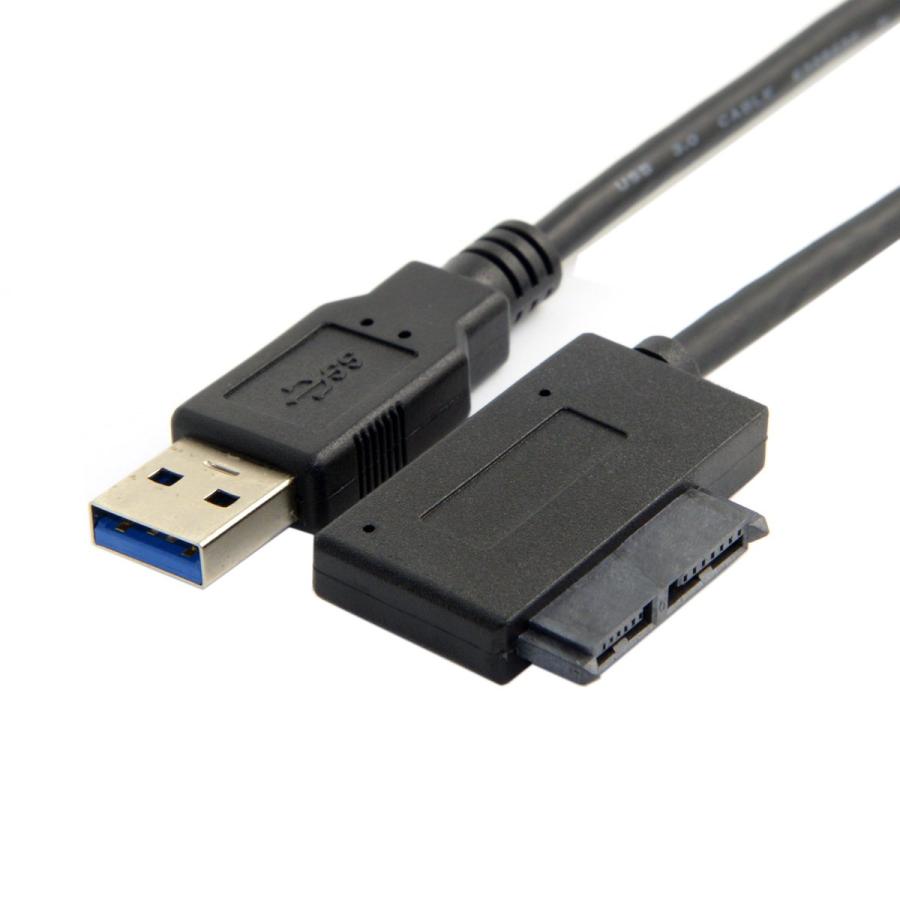 CHENYANG CY USB 3.0 - 7+6 13ピン スリムライン SATA ケーブルアダプター ノートパソコン CD DVD ROM 光学ド｜morimori117｜06