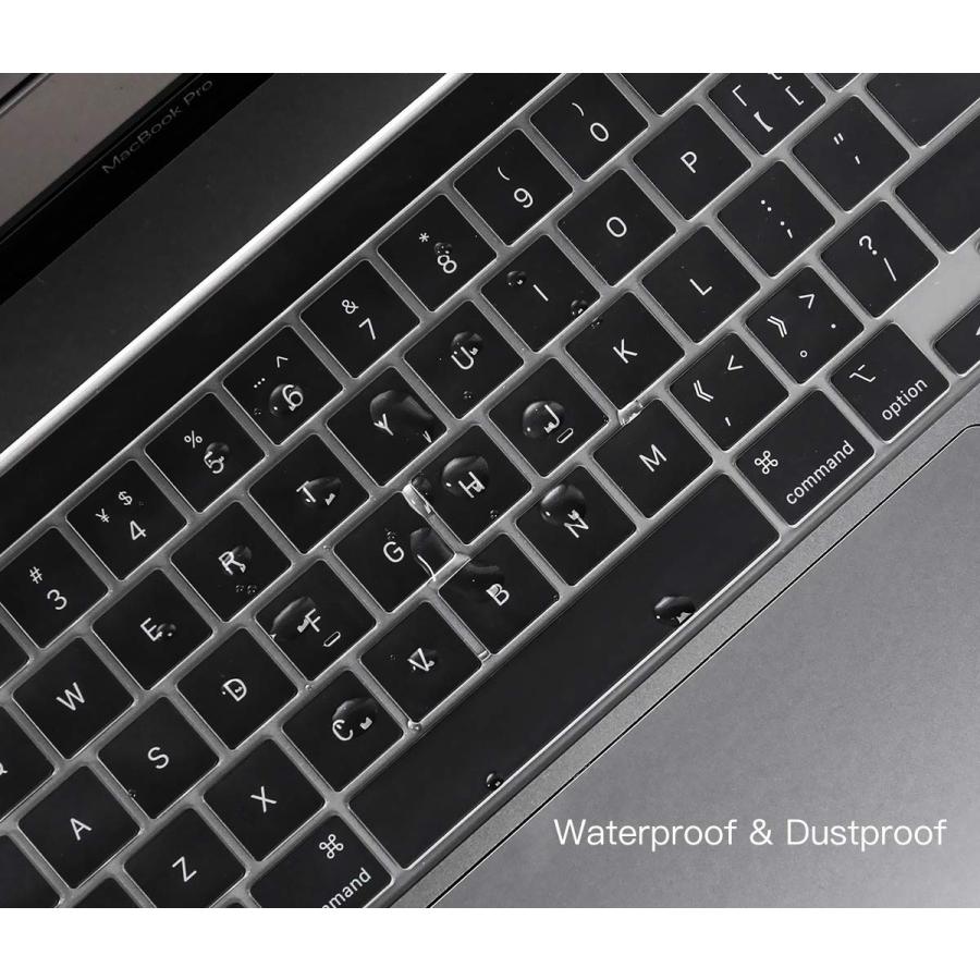 超薄型キーボードカバー 2020-2023 MacBook Pro 13インチ A2338 M2 M1 A2289 A2251 & 2020 2019｜morimori117｜05
