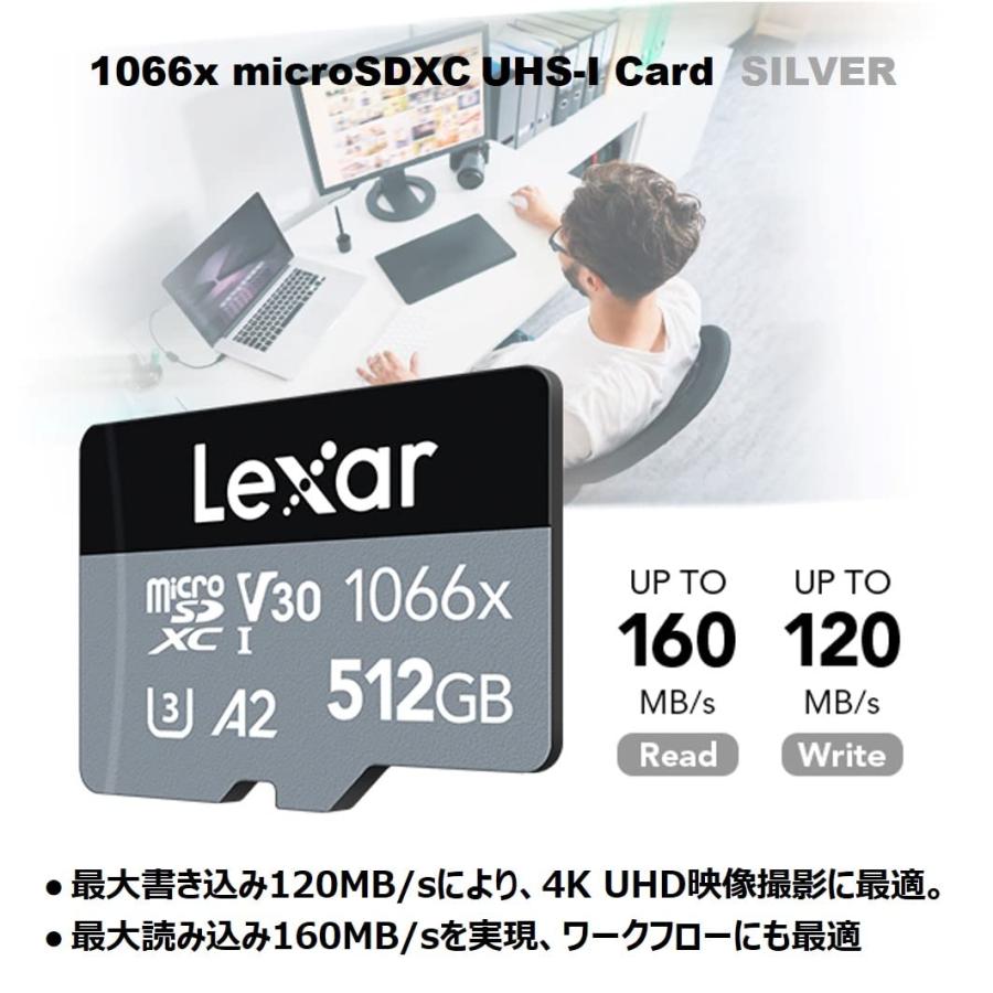 LexarR Professional 1066x microSDHC?/microSDXC? UHS-I cards SILVER Series 5｜morimori117｜02