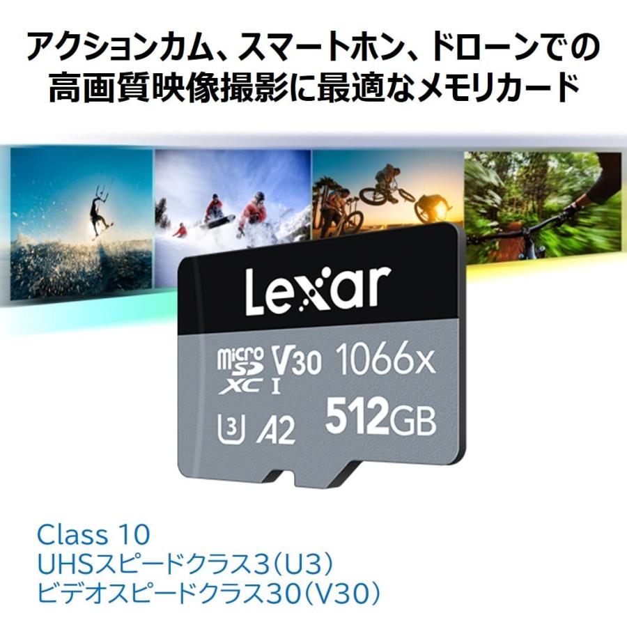 LexarR Professional 1066x microSDHC?/microSDXC? UHS-I cards SILVER Series 5｜morimori117｜03