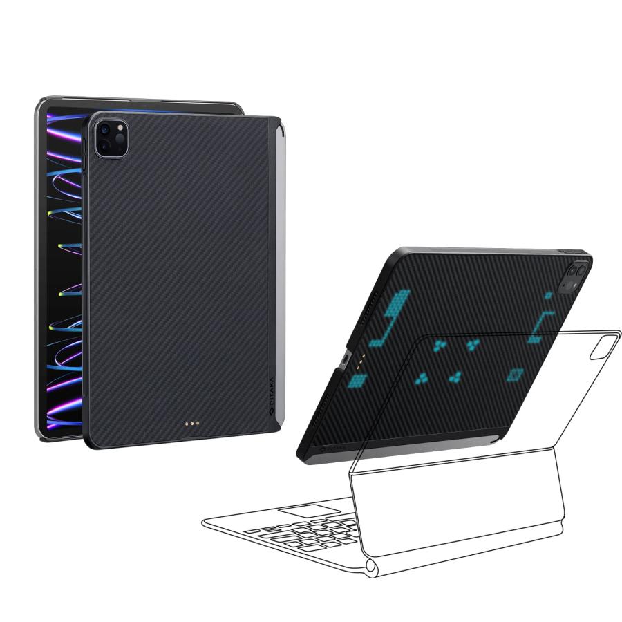 PITAKA」2022/2021 iPad Pro 12.9インチ ケース New M2チップモデル