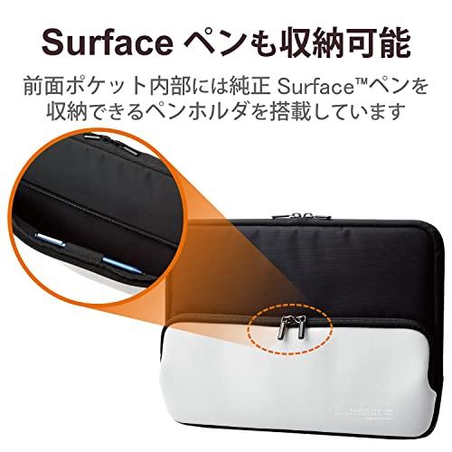 エレコム Surface Pro8 Pro9 ProX ケース PCケース ネオプレーンポーチ 伸縮ポケット付 ブラック TB-MSP8NPPBK｜morimori117｜05